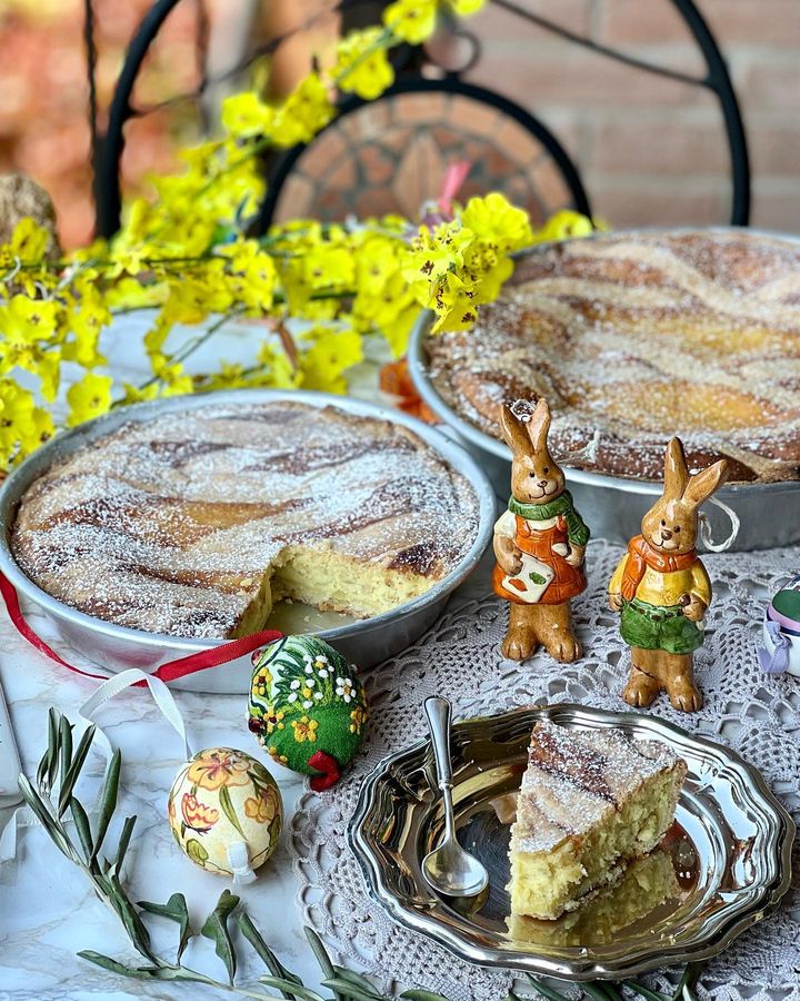 Buon Pomeriggio Amici ??‍?
Vi lascio i miei auguri di 
Buona Pasqua ? ed una fetta virtuale 