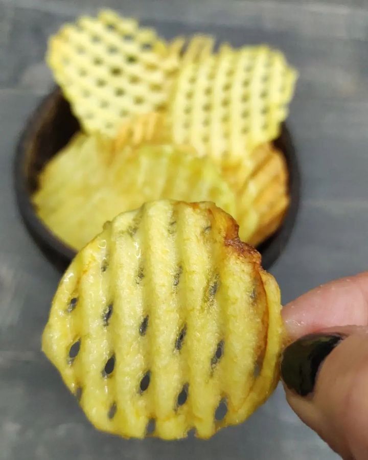 Se c&#039;è una patatina a cui proprio non so rinunciare è la rustica...spessa croccante e 